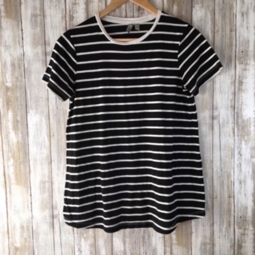 ASOS Black Striped Tee - Picture 1 of 4